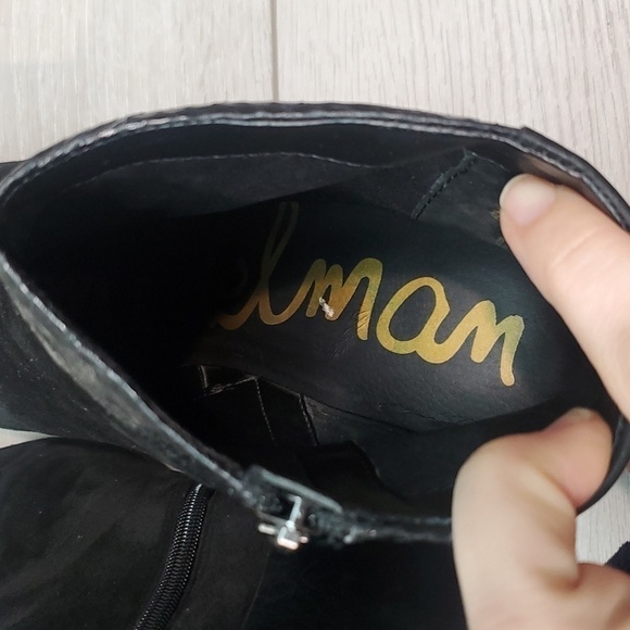 Sam Edelman Womens Shay Suede Heels Boots shoes sz 8M - Picture 12 of 13